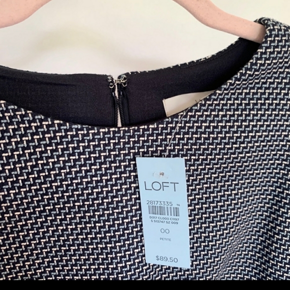 Loft Sheath Dress Size 00P - Picture 2 of 6